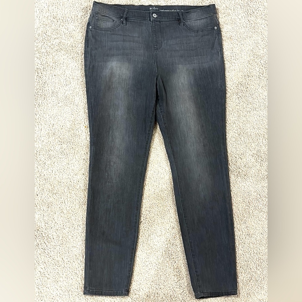 Style & Co. Soho High Waist Pull on Legging Jean Sz XL (16/18)